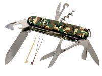 Нож перочинный Victorinox Climber, сталь X55CrMo14, рукоять Cellidor®, камуфляж, 14 функций, 91мм