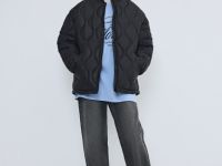 Утеплённая куртка для девочек, Черный