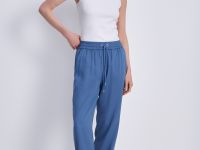 Укороченные брюки свободного силуэта