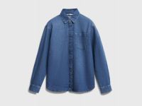 Джинсовая рубашка, Синий