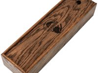 Подарочная коробка для  ножей, дуб