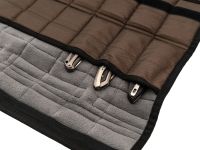 Сумка для 12 ножей с замком KTB, коричневая