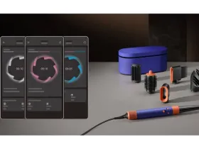 Фен-стайлер Dyson Airwrap i.d. HS08 (Vinca Blue/Topaz) with Straight & Wavy Attachments