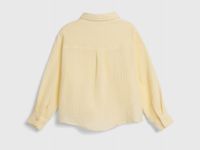 Рубашка из муслина для девочек, Желтый