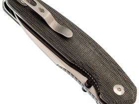 Складной нож Kizer Meteora, сталь Nitro-V, рукоять микарта, черный