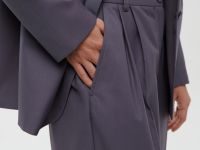 Укороченные брюки широкого кроя