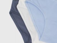 Трусы для девочек, 3 шт., Голубой