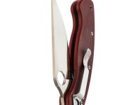 Складной нож Steelclaw Боец-3, сталь D2, рукоять G10, бордовый