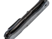 Складной нож Ute 440C BW, серая G10, Kizlyar Supreme
