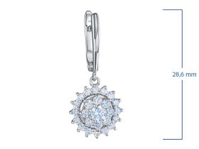 Серьги из белого золота э4712сг07163600_white