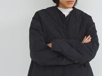 Легкая стёганая утеплённая куртка, Черный