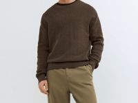 Брюки из твила, Бежевый