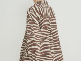 Рубашка изо льна с вискозой, Бежевый