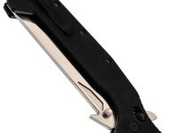 Складной нож Obertech ns-02 Tanto satin, сталь VG-10, рукоять G10, черный