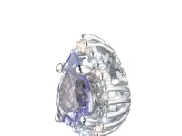 Подвеска из белого золота с танзанитом э4760пд10210406