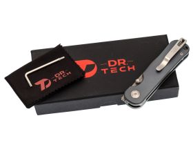 Складной нож Dr.Tech Zefir D4245TBL, сталь D2, рукоять TC4, синий