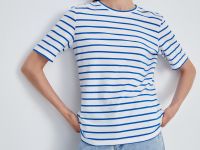 Футболка в полоску из хлопка