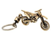 Брелок Мотокросс, бронза