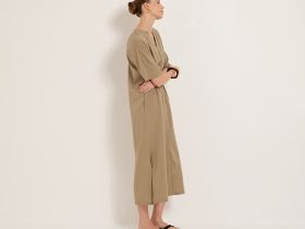 Платье Respiro, серо-зеленое