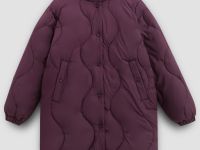 Полупальто утепленное с воротником-стойкой