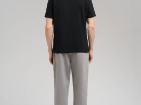 Футболка облегающего кроя из джерси