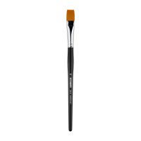 Кисть синтетика мягкая №14 плоская Sketchmarker "342" ручка короткая