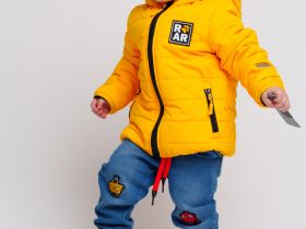 Куртка детская текстильная с полиуретановым покрытием для мальчиков