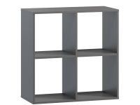 Стеллаж Кейн 4-75x75 Графитовый