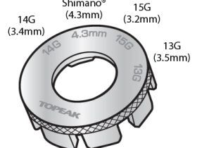 Спицевой ключ Topeak MultiSpoke Wrench TPS-SP42 (серебристый)