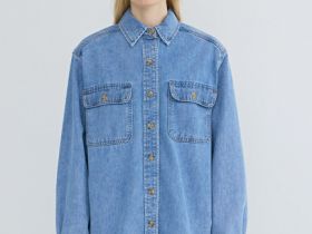 Джинсовая рубашка, Голубой