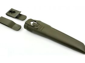 Нож с фиксированным лезвием Morakniv Bushcraft Forest, сталь Sandvik 12C27, ручка резина/пластик