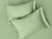 Комплект наволочек Smoke green с ушками