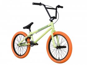 Экстремальный велосипед Stark Madness BMX 5, год 2023, цвет Зеленый-Оранжевый, ростовка 9