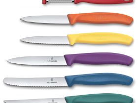 Набор из 6 кухонных ножей Victorinox Swiss Classic, нержавеющая сталь, рукоять пластик