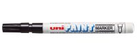 Маркер-краска Uni "Paint" PX-21, 0,8-1,2 мм, алюминиевый корпус, черный