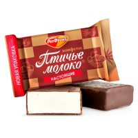 Конфеты Птичье молоко сливочно-ванильное, укрупнённый формат, Рот Фронт
