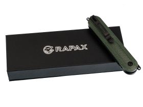 Складной нож Rapax Kiki, сталь VG-10, рукоять микарта, зелёный