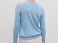 Шерстяной джемпер с округлой горловиной