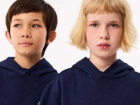 Детская толстовка Lacoste из органического хлопка