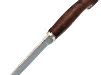 Нож Спартак малый, сталь D2, рукоять карельская береза