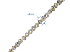 Браслет из желтого золота э0312бр02187400