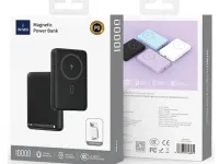 Внешний аккумулятор WiWU Wi-P043 MagSafe 10000mAh с подставкой (черный)