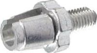 Болт ACME со стопорной гайкой для тормозных рукояток v-brake (M9)