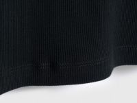 Футболка в рубчик, Черный