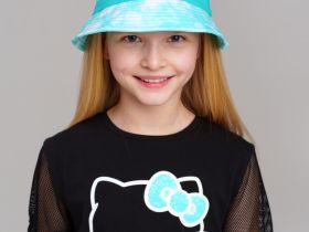 Панама текстильная для девочек