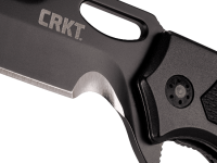 Складной нож CRKT 7050 Septimo, сталь 8Cr13MoV Black Oxide Finish Combo Edge, рукоять алюминий/резиновые вставки