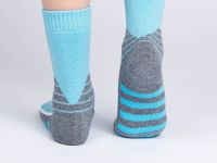 Термоноски трикотажные для девочек (низкие махровые)