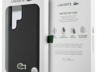 Чехол Lacoste Iconic Woven MagSafe для Galaxy S25 Ultra черный