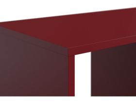 Стеллаж Кейн 2-149x75 Бургундский