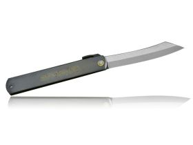 Нож складной Higonokami, сталь AoGami, рукоять нержавеющая сталь, черный